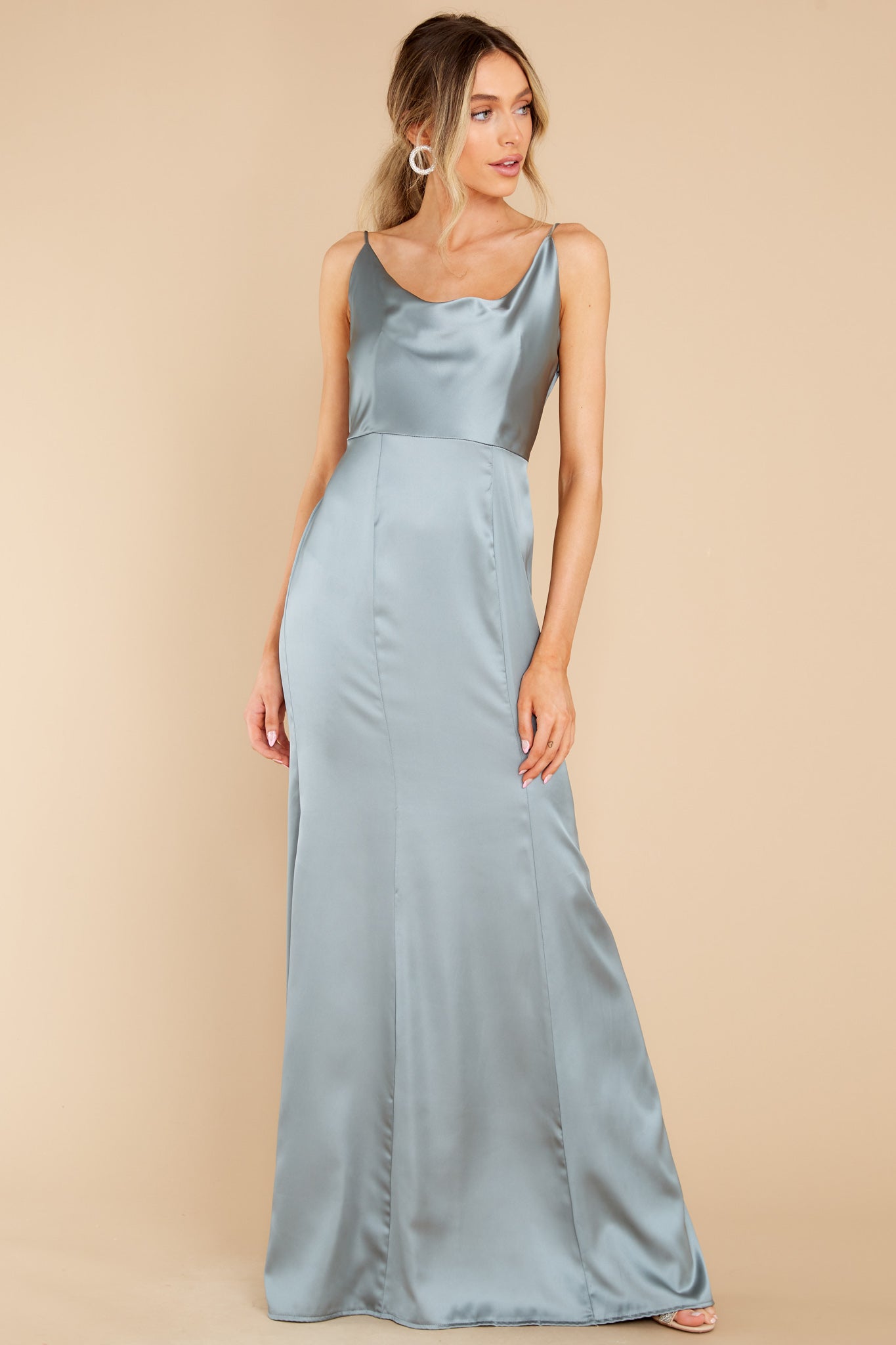 Inner Radiance Grey Maxi Dress