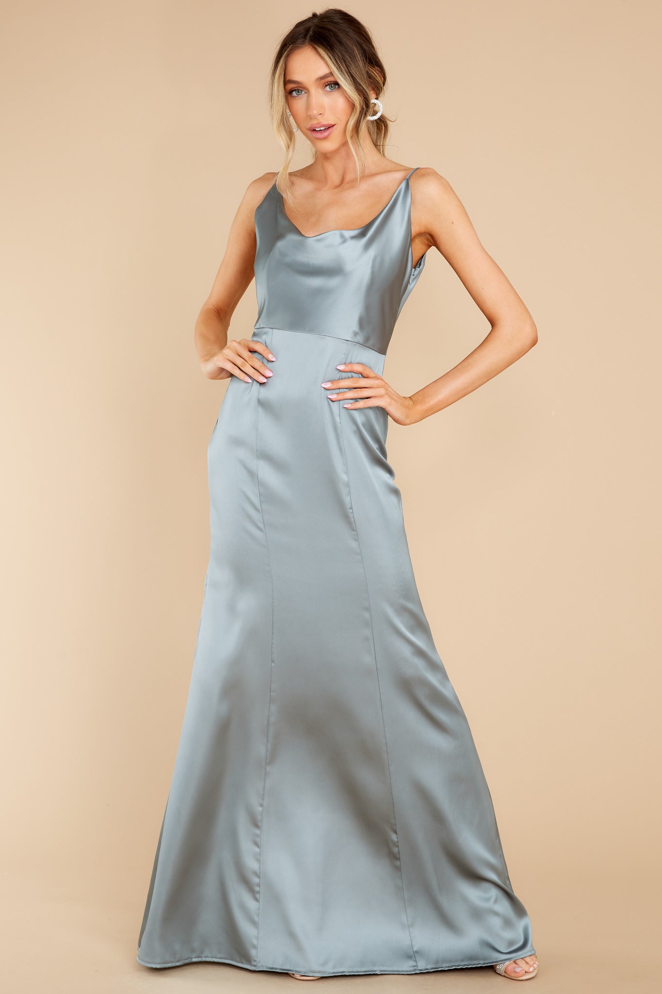 Inner Radiance Grey Maxi Dress