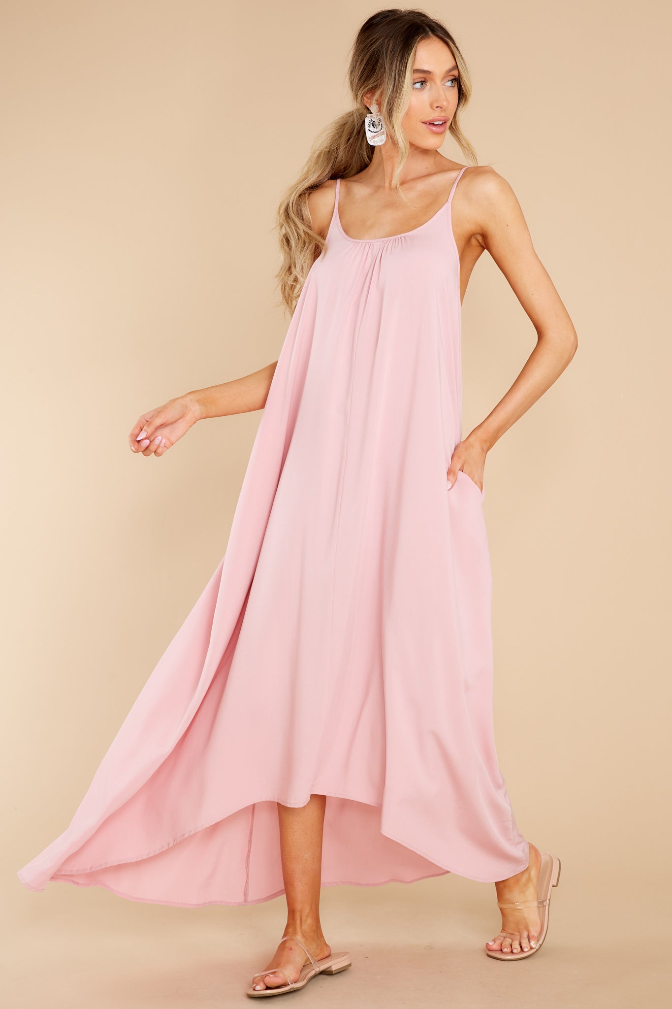 Right As Rain Pink Maxi Dress