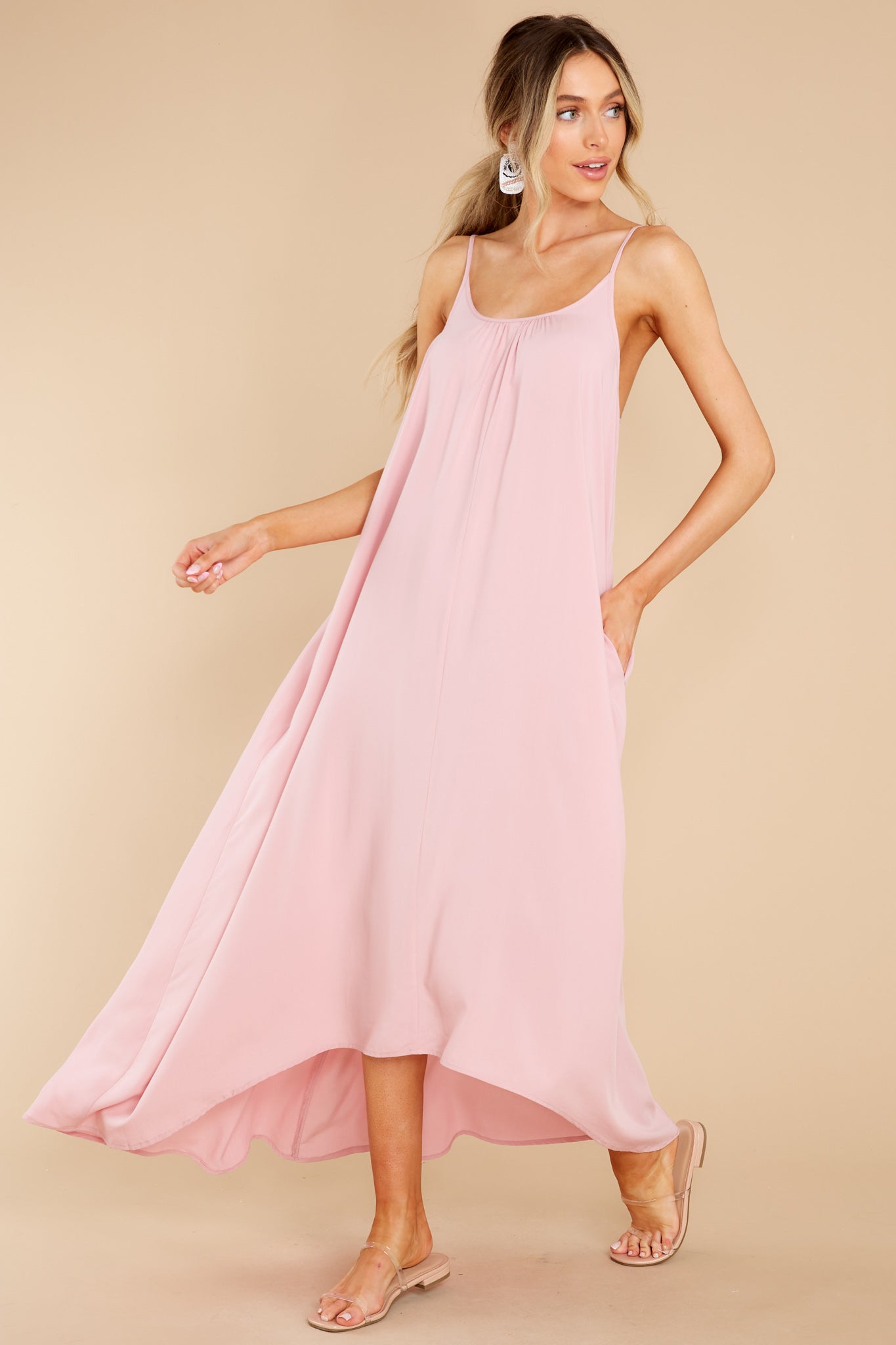 Right As Rain Pink Maxi Dress