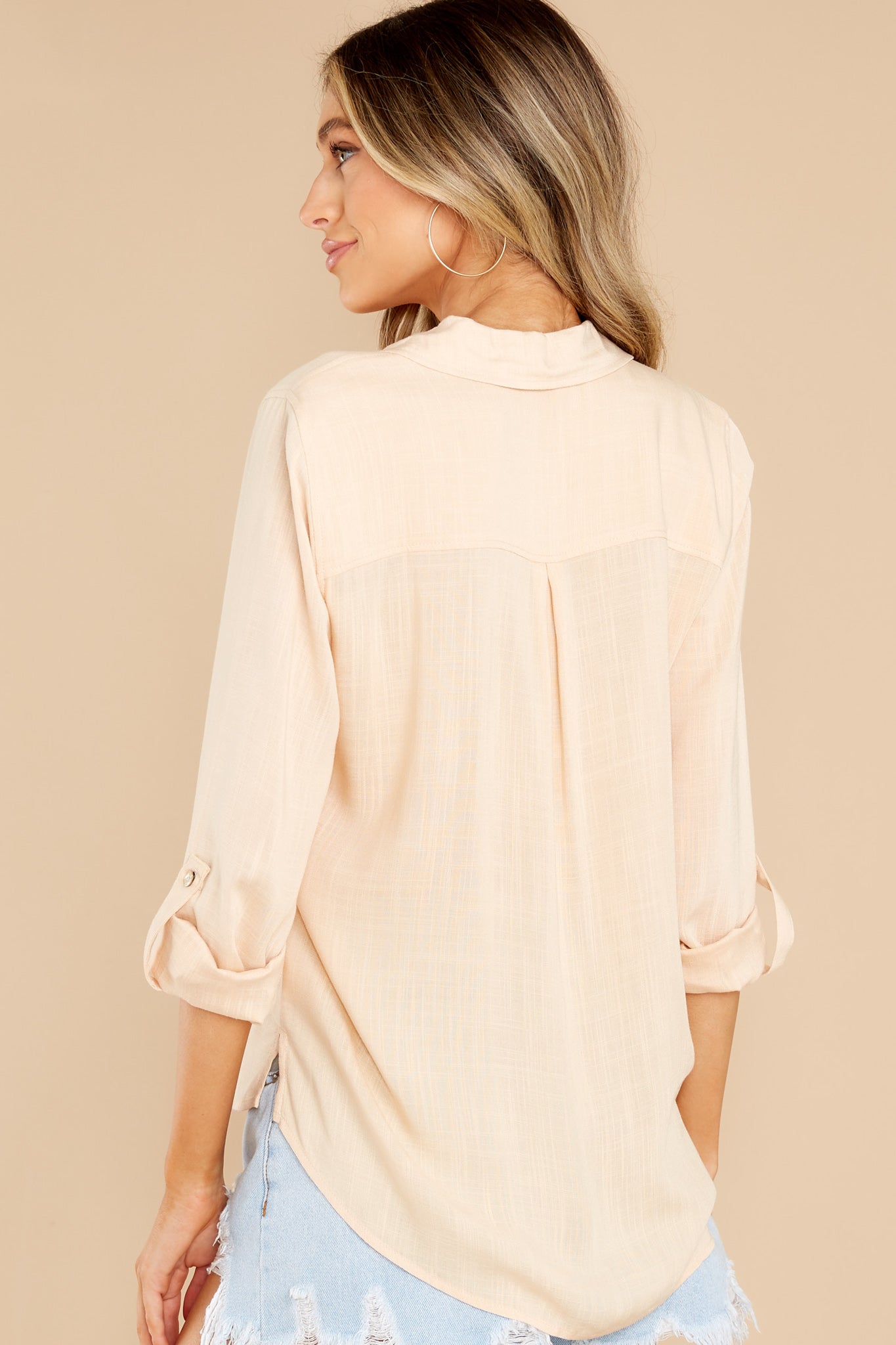 Simplicity Of Life Tan Top