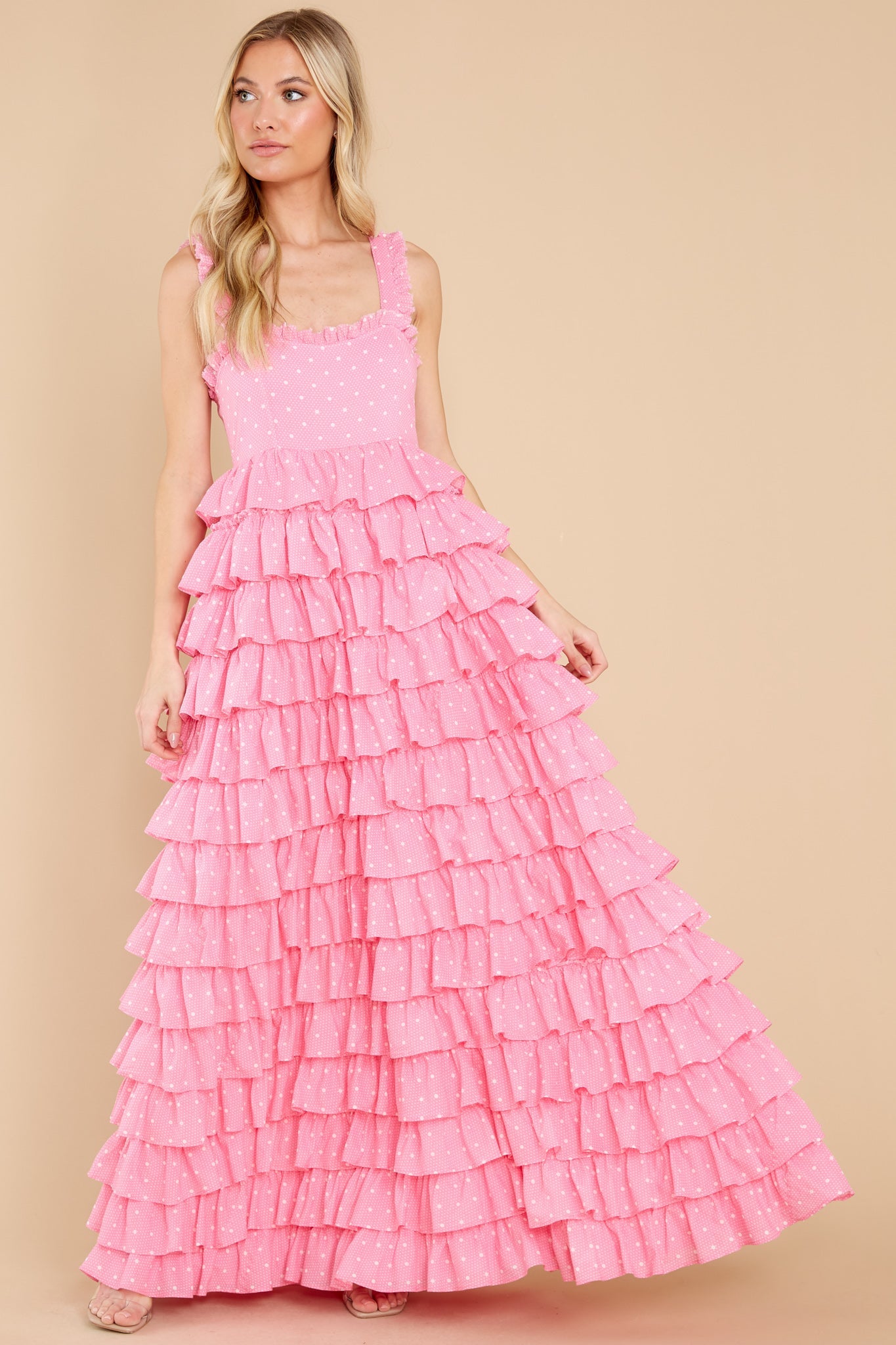Idra Hot Pink Cherry Dress