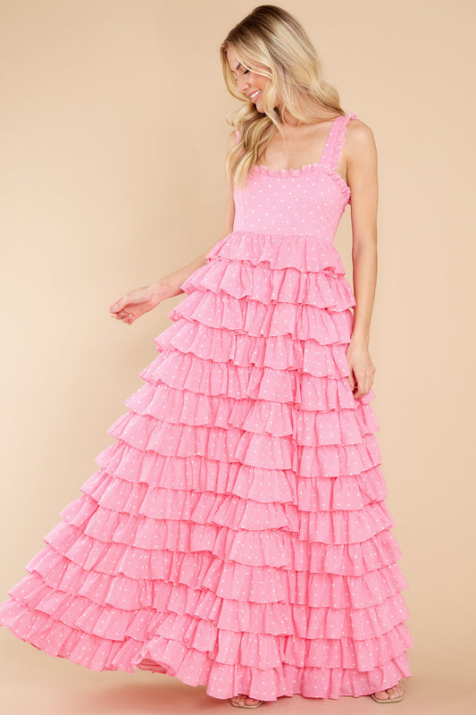 Idra Hot Pink Cherry Dress