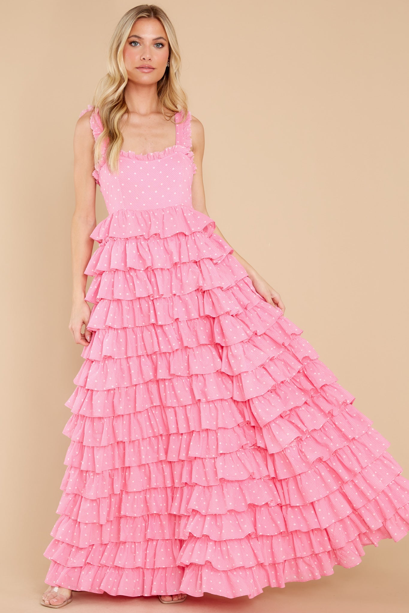 Idra Hot Pink Cherry Dress