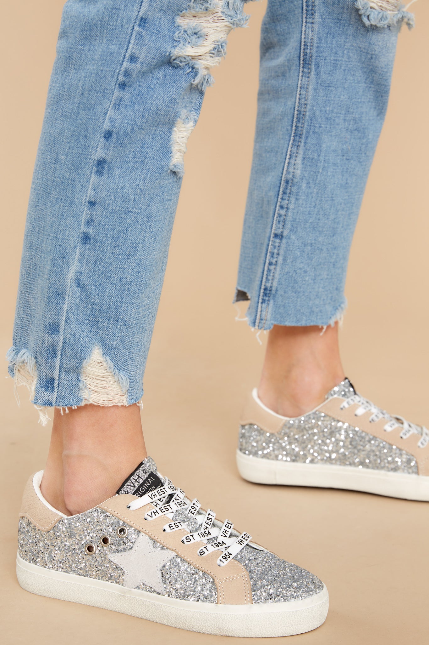 Bani 2 Silver Glitter Sneakers