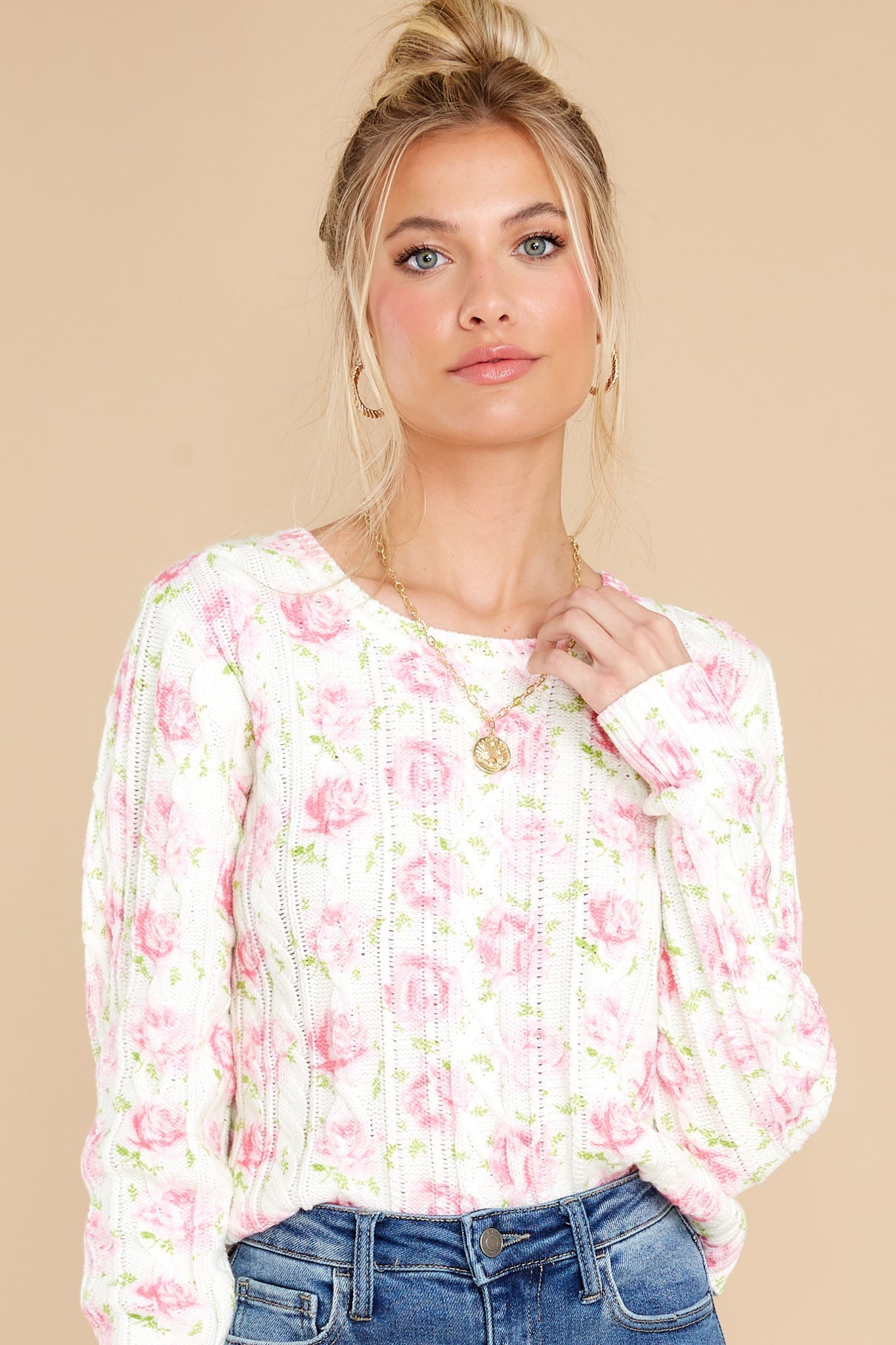 Easton Antique Rosebud Pullover