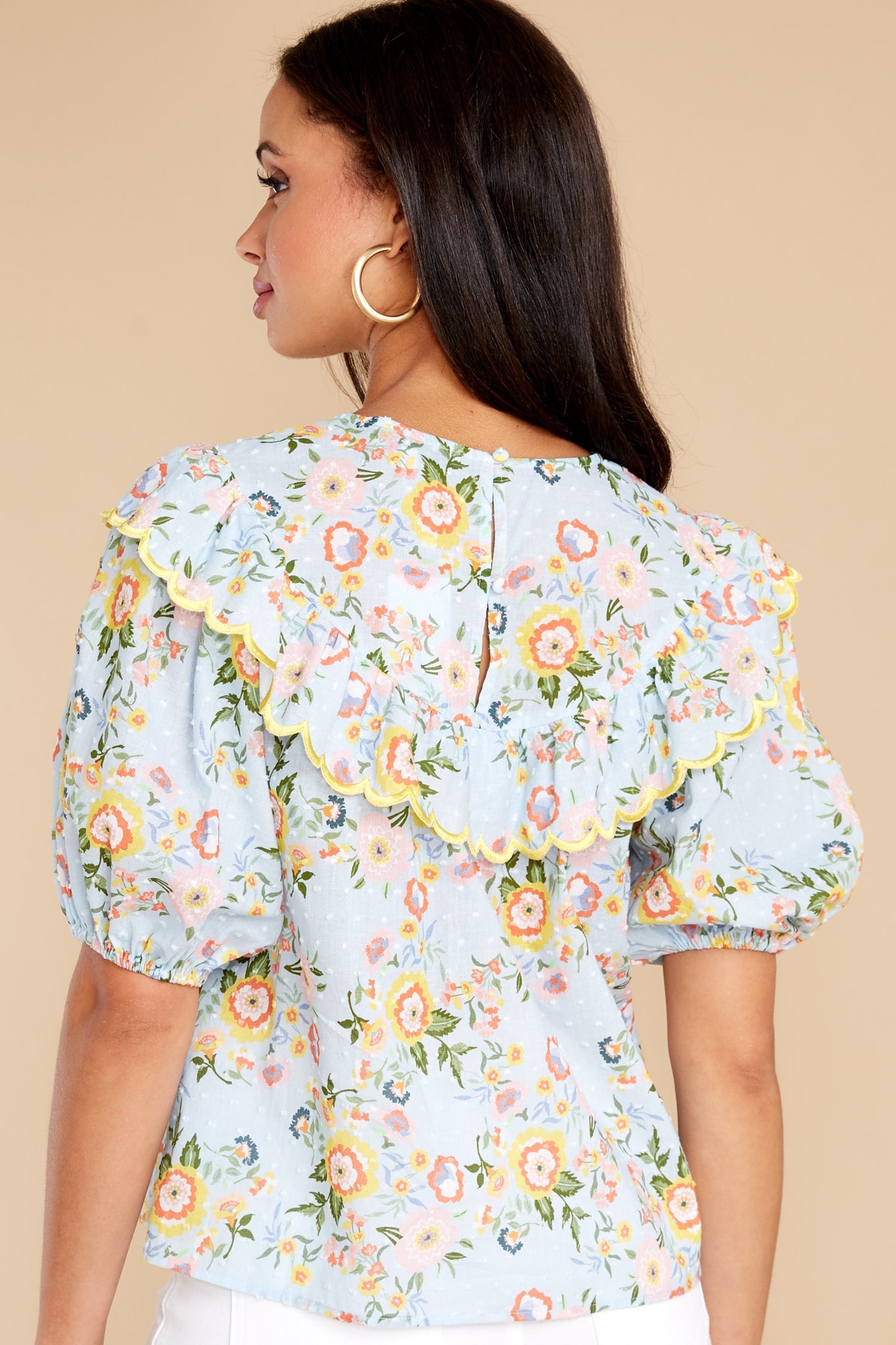 Frances Garden Party Top