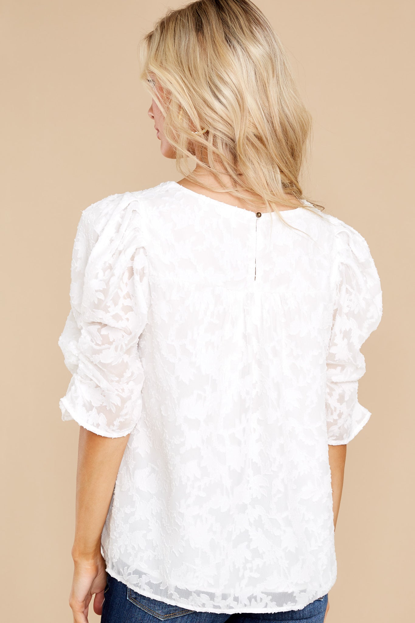 Uptown Girl White Lace Top