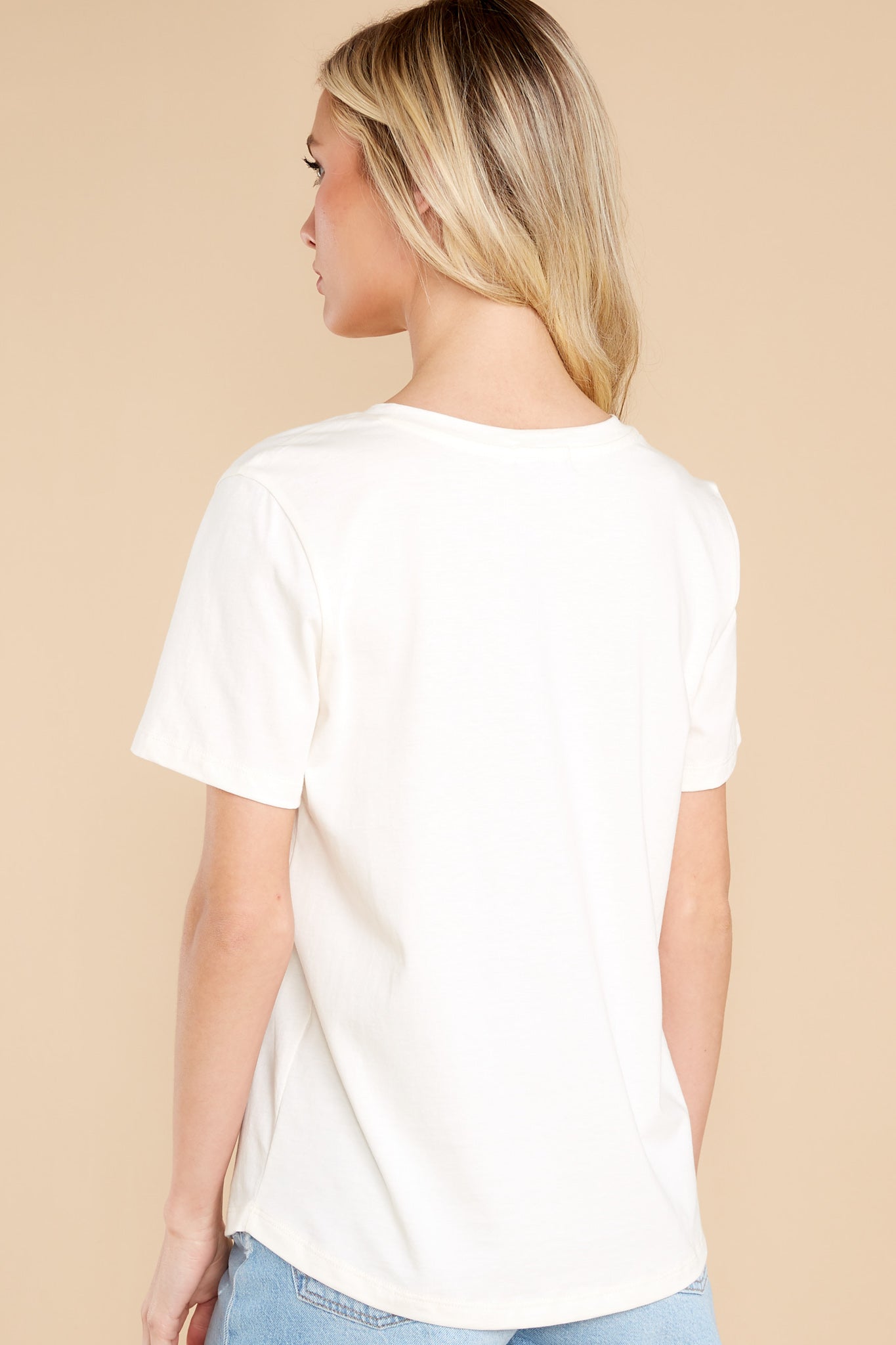 Lola Aperitivo White Loose Tee