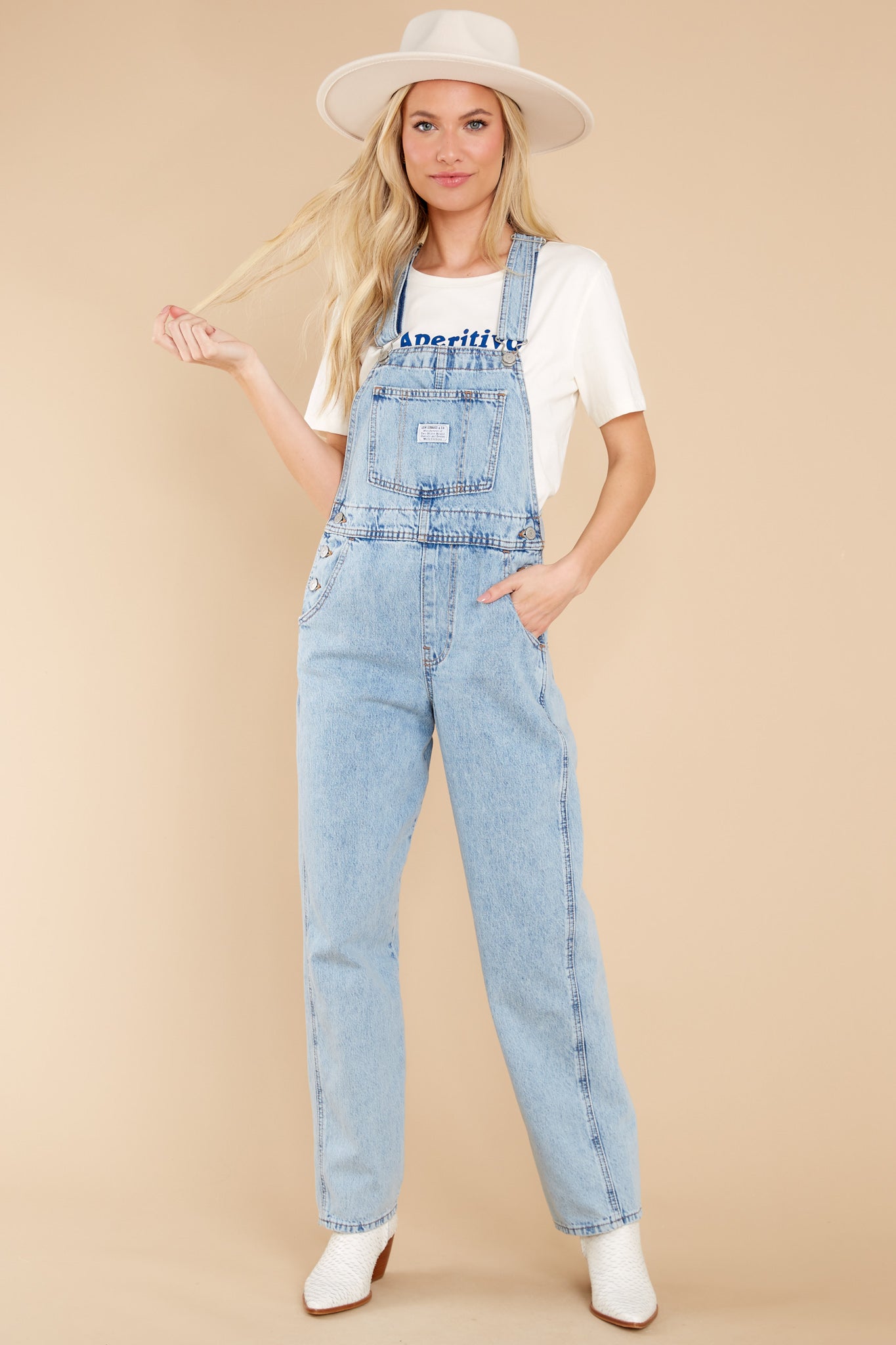 Vintage Denim Overalls In No Stone Unturned