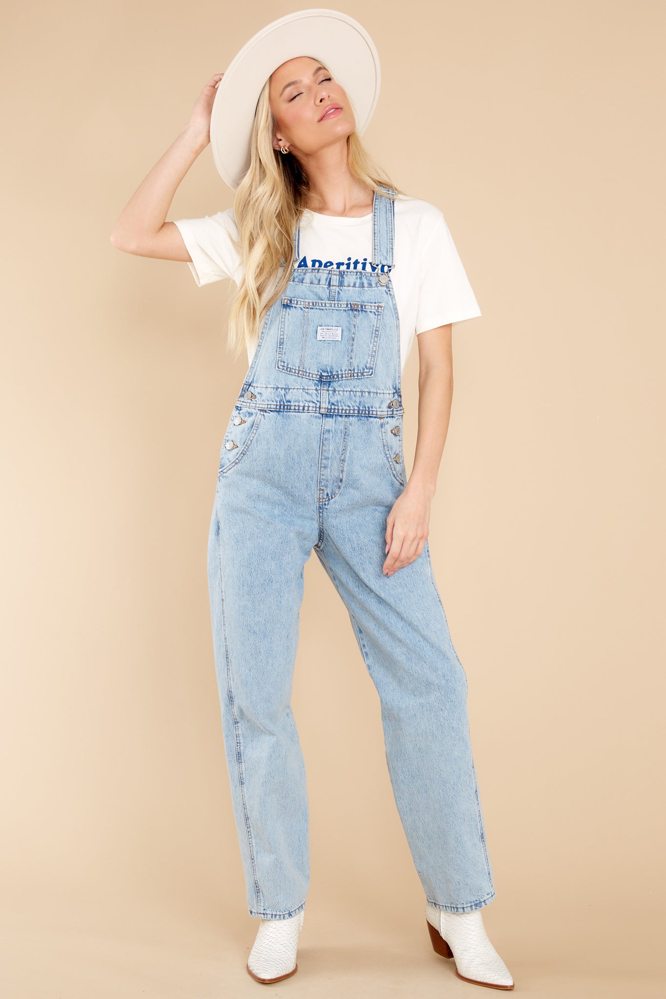 Vintage Denim Overalls In No Stone Unturned