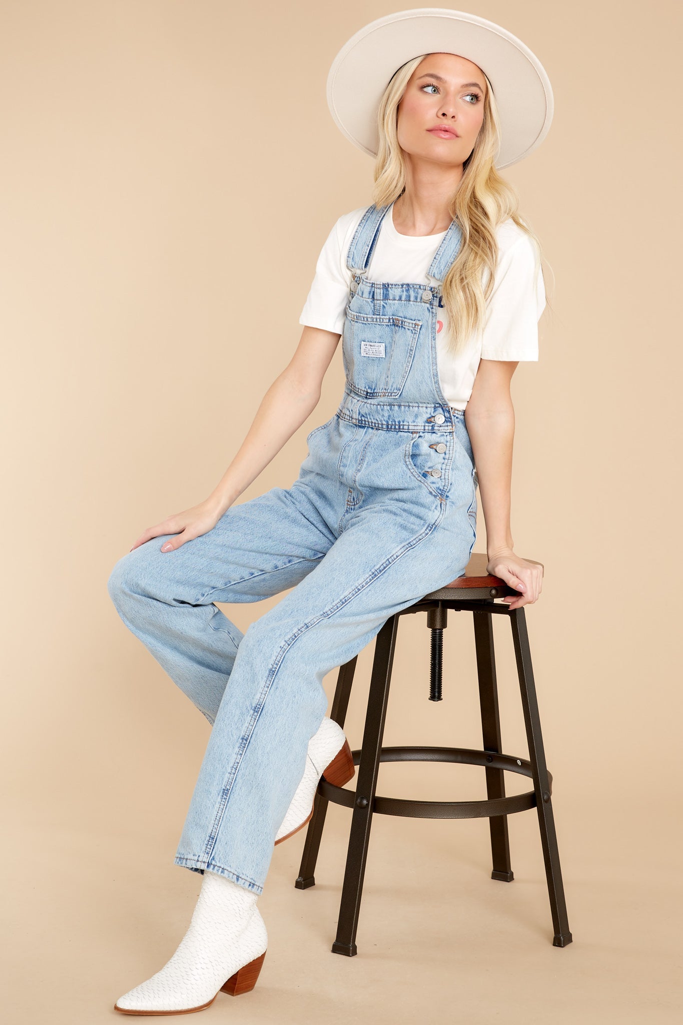 Vintage Denim Overalls In No Stone Unturned