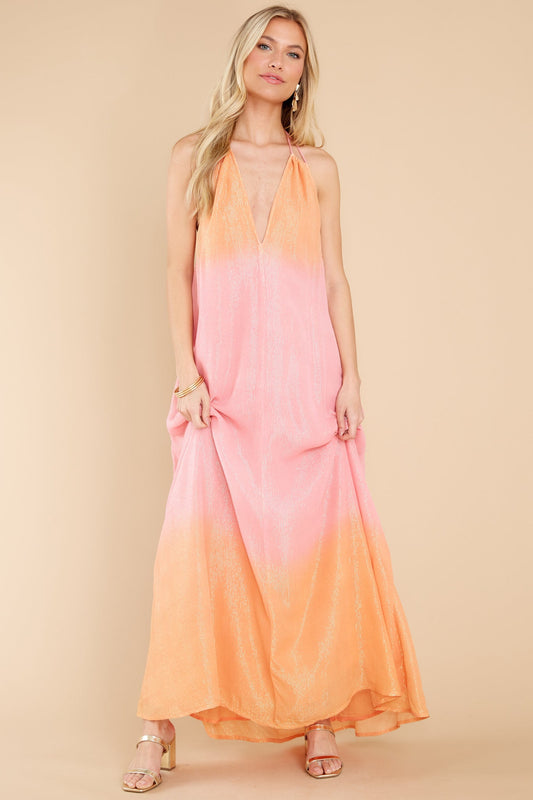 Natasha Marbella Tie And Dye Long Dress