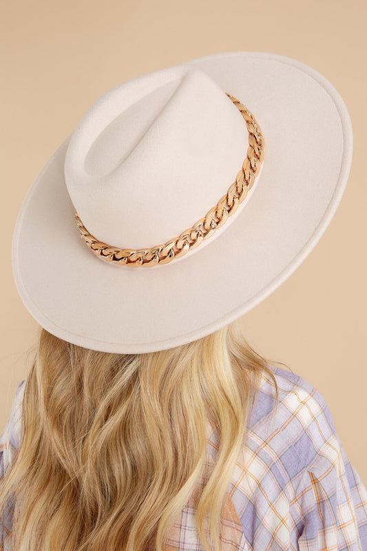 Like A Gold Digger Beige Hat