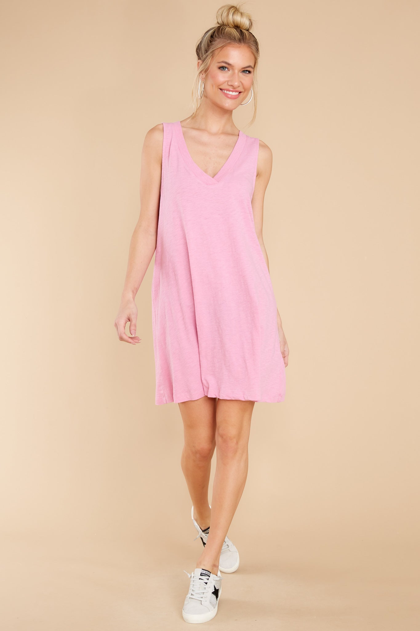 Sparrow Orchid Pink Mini Dress