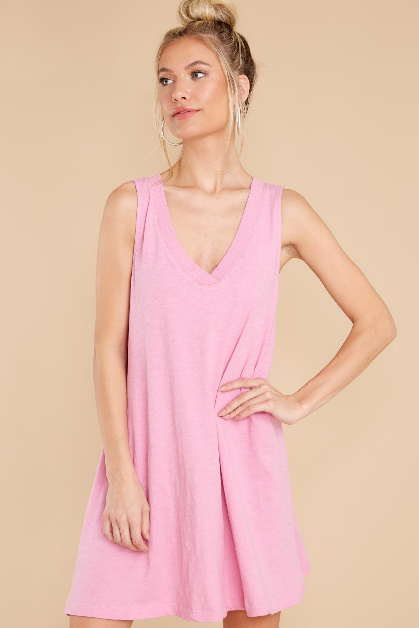 Sparrow Orchid Pink Mini Dress