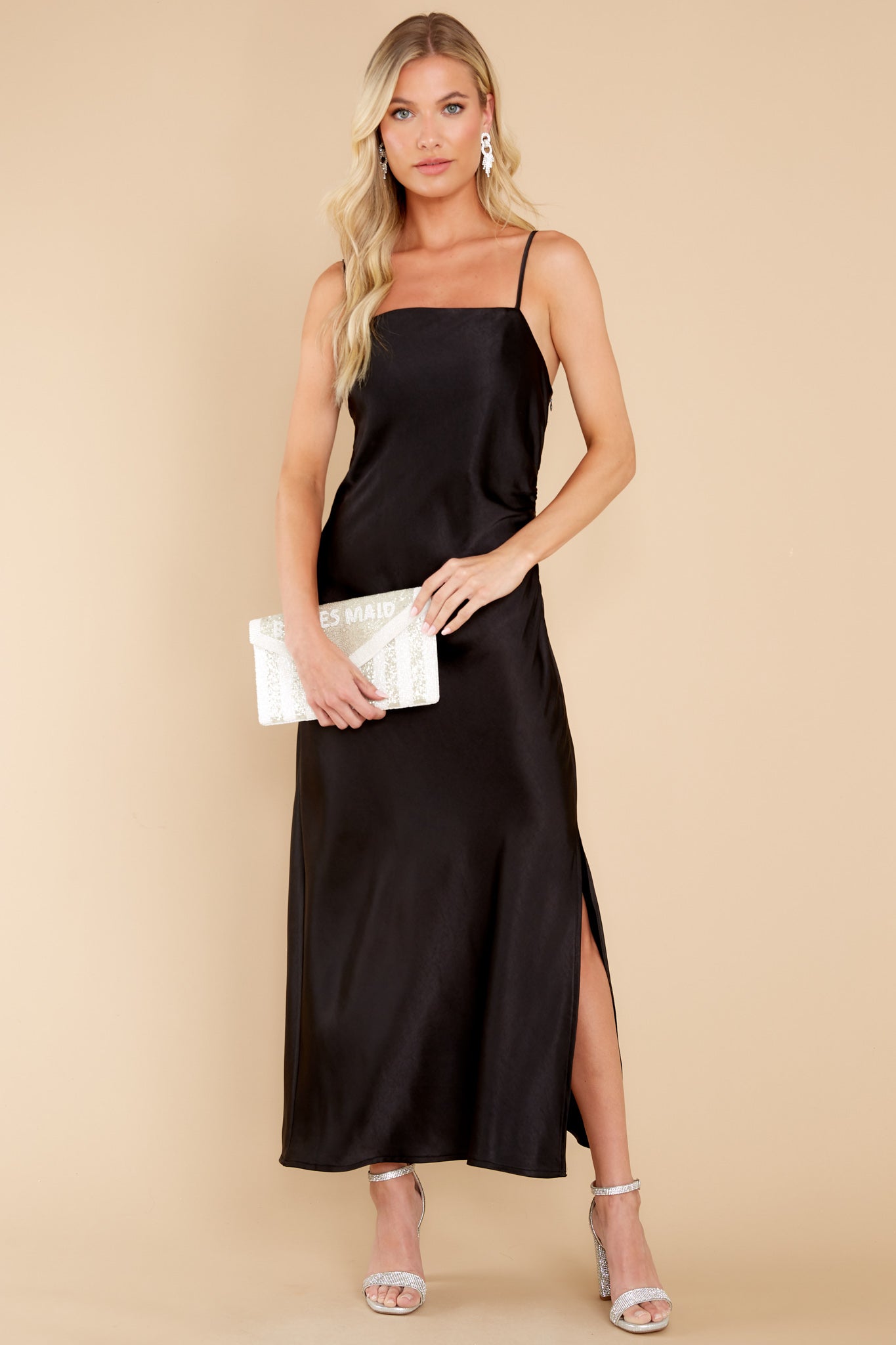 Special Treatment Black Maxi Dress