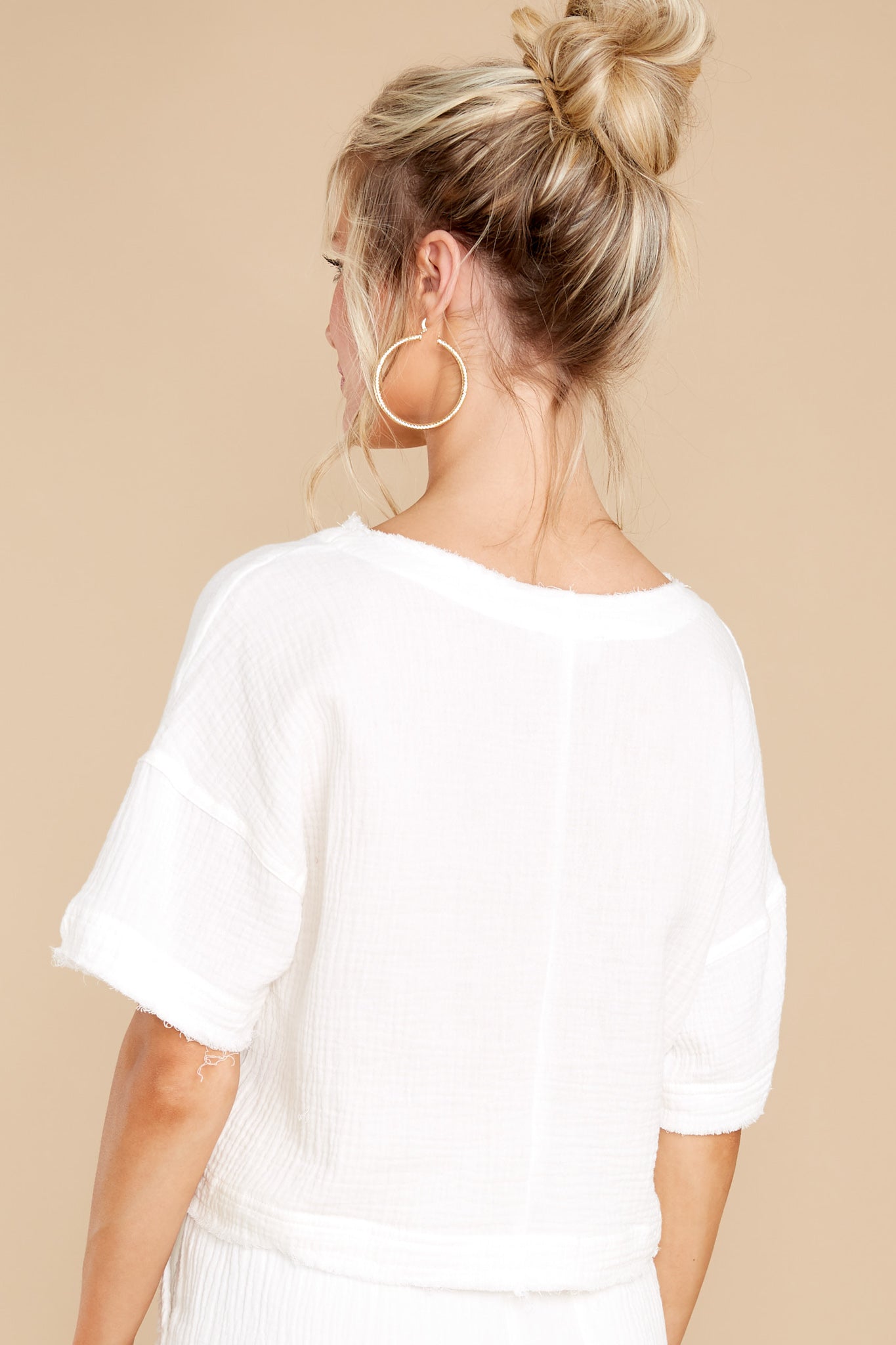 Hear The Waves White Two Piece Set