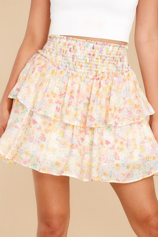 Elvire Bloom Mini Skirt