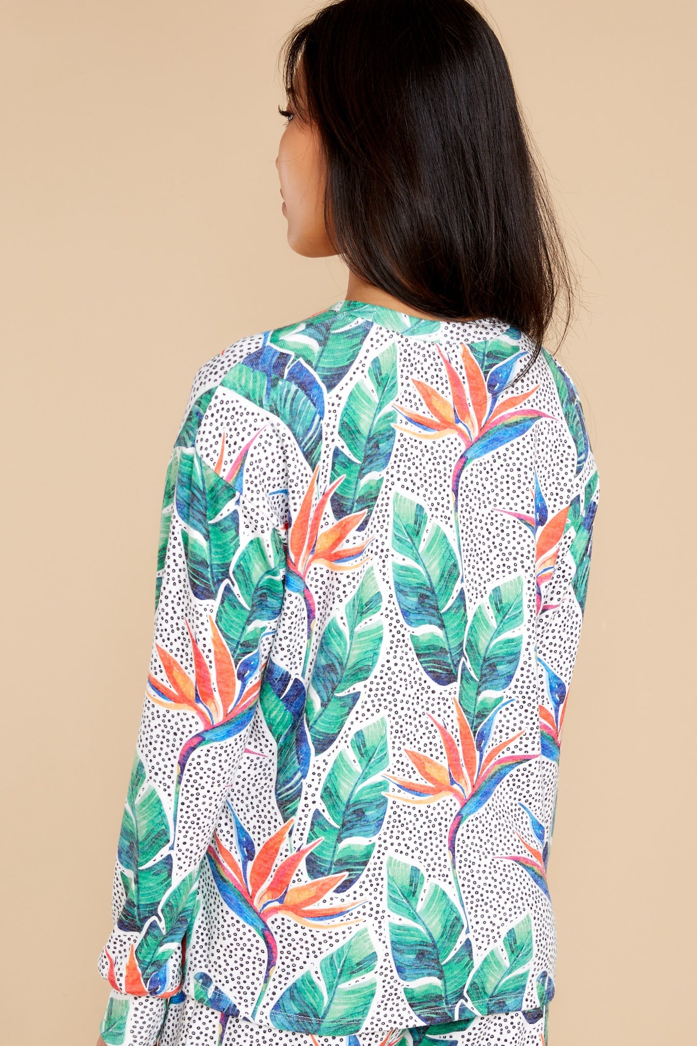 Inside Out Ivory Long Sleeve Top