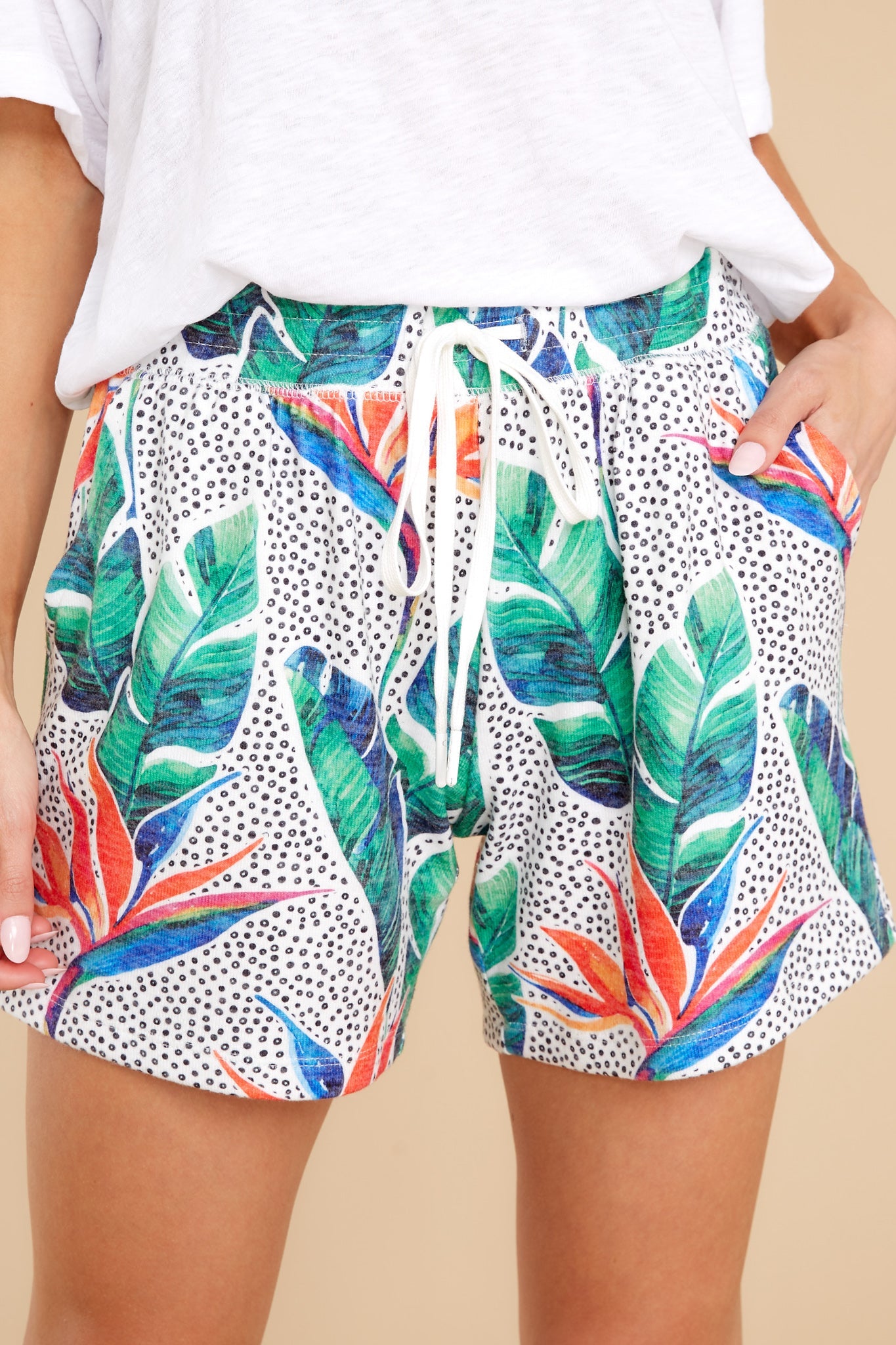 Inside Out Ivory Shorts