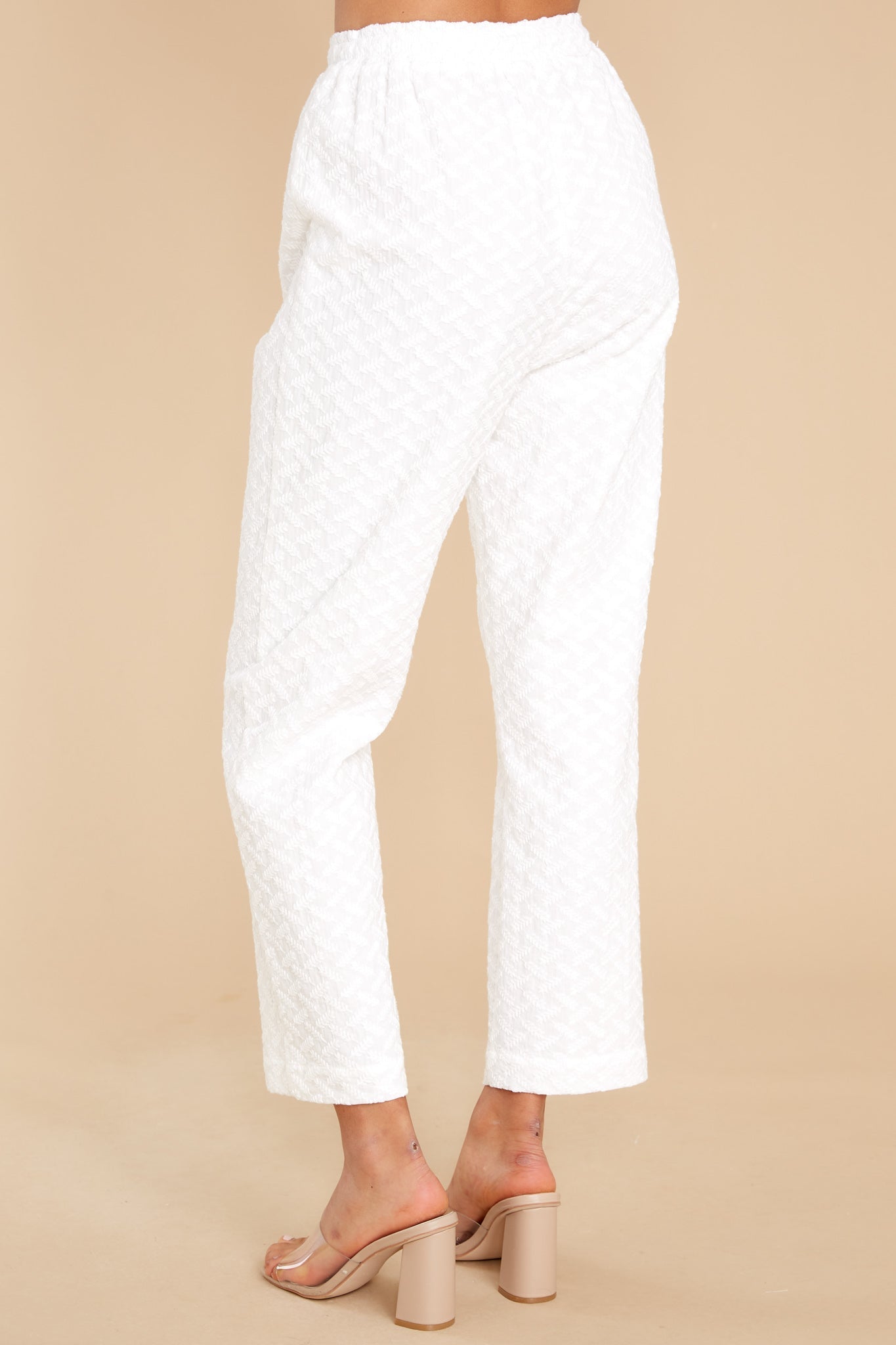 Meda White Pant