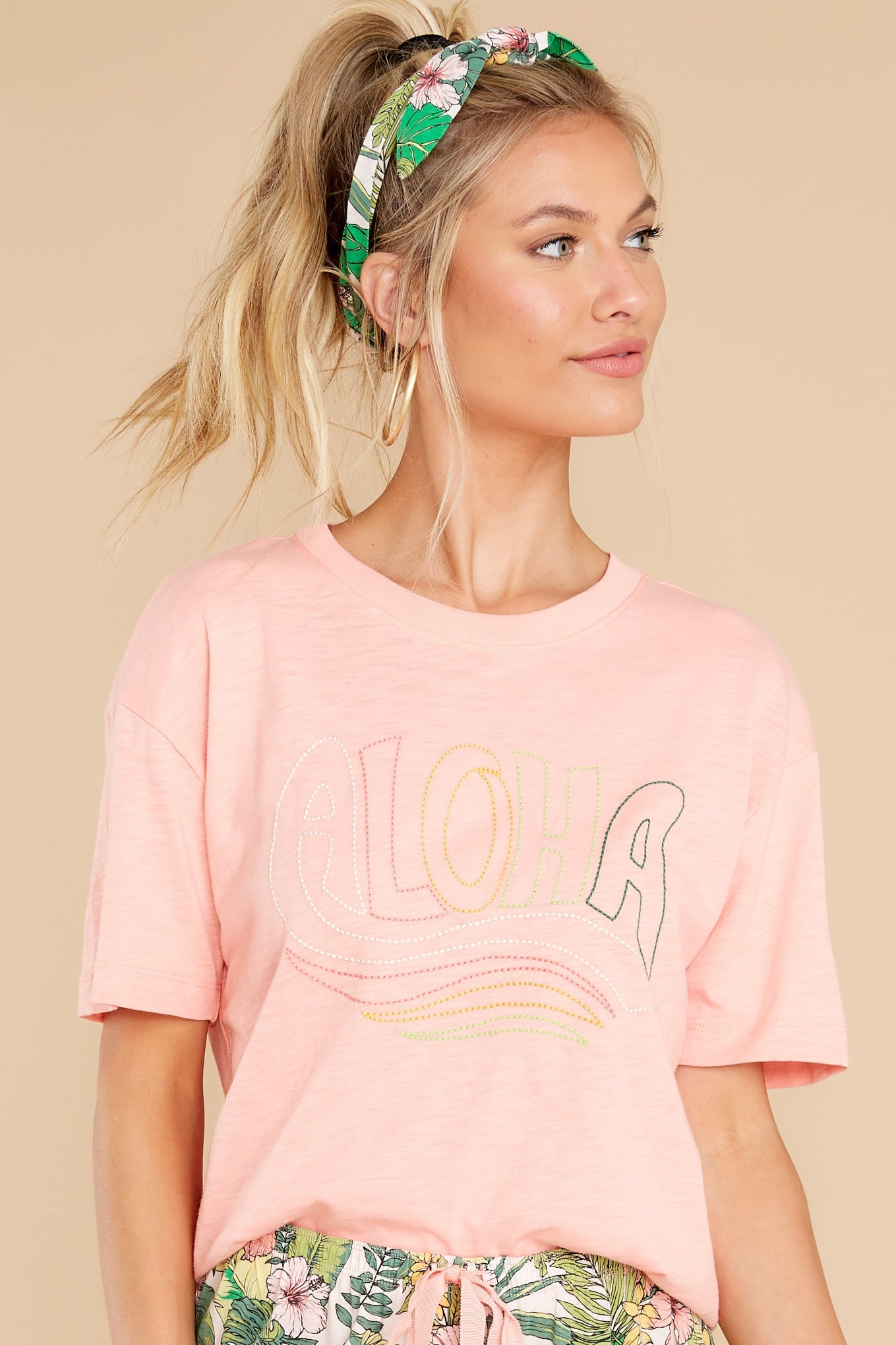 Playful Prints Sherbet Short Sleeve Tee