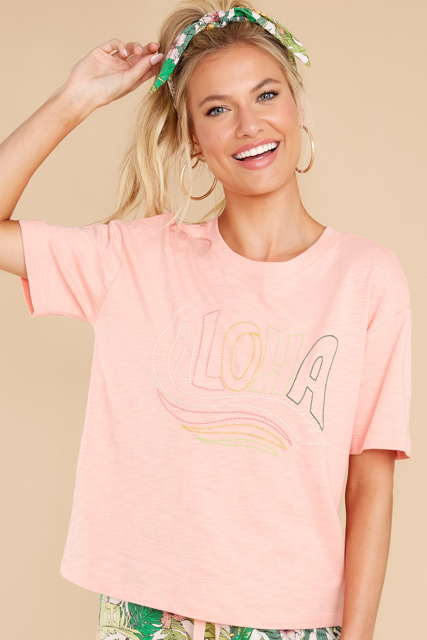Playful Prints Sherbet Short Sleeve Tee