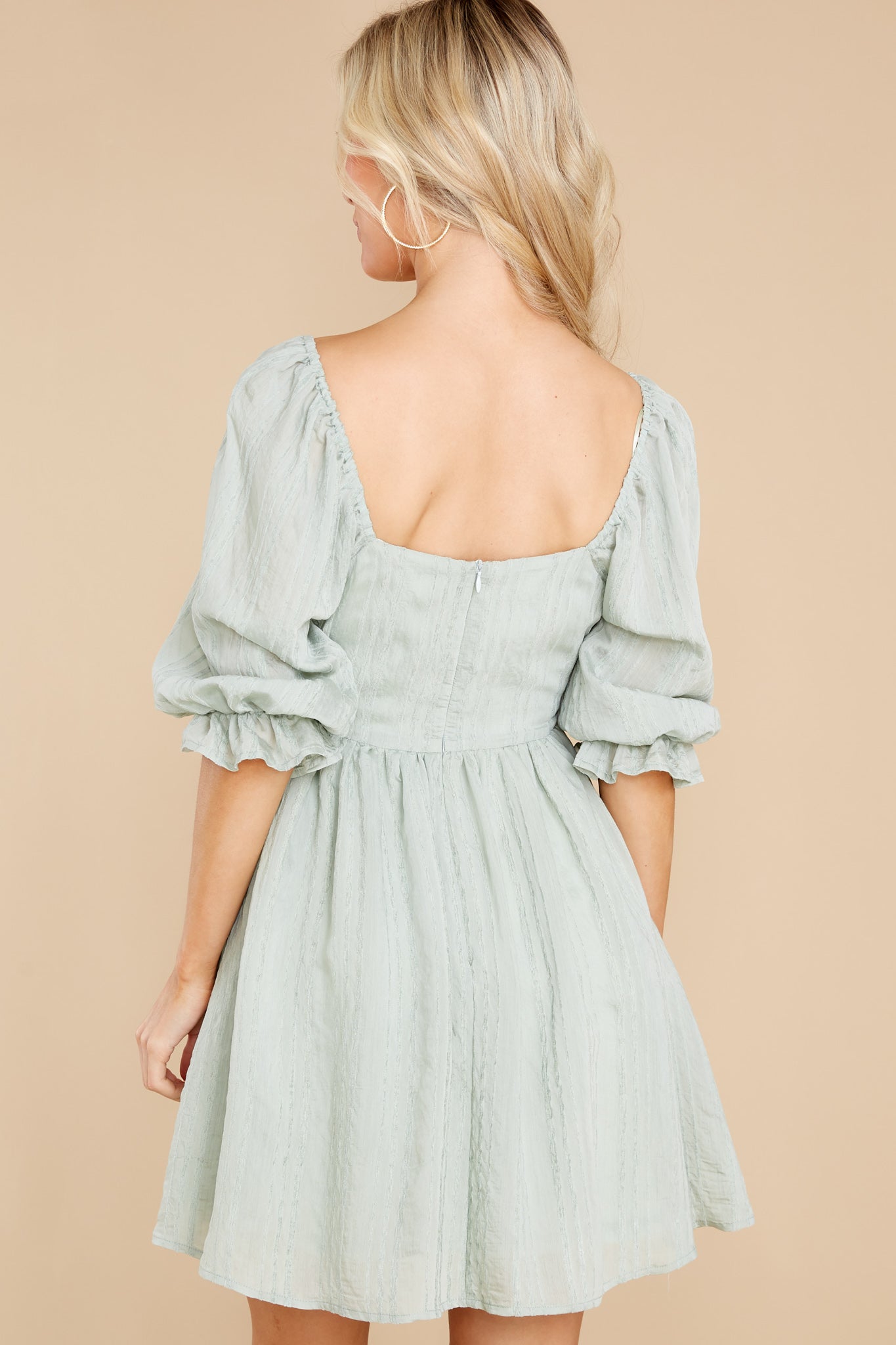 Time After Time Sage Dress