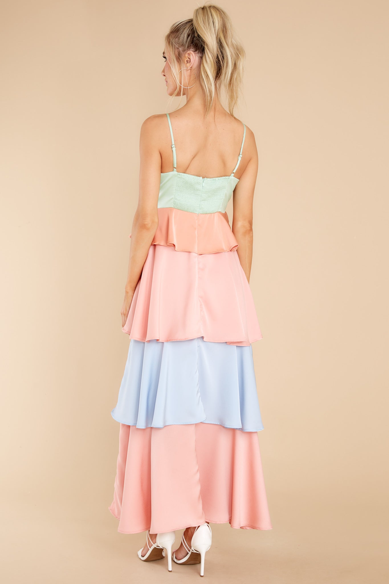 Leave You Speechless Orange Multi Maxi Dress
