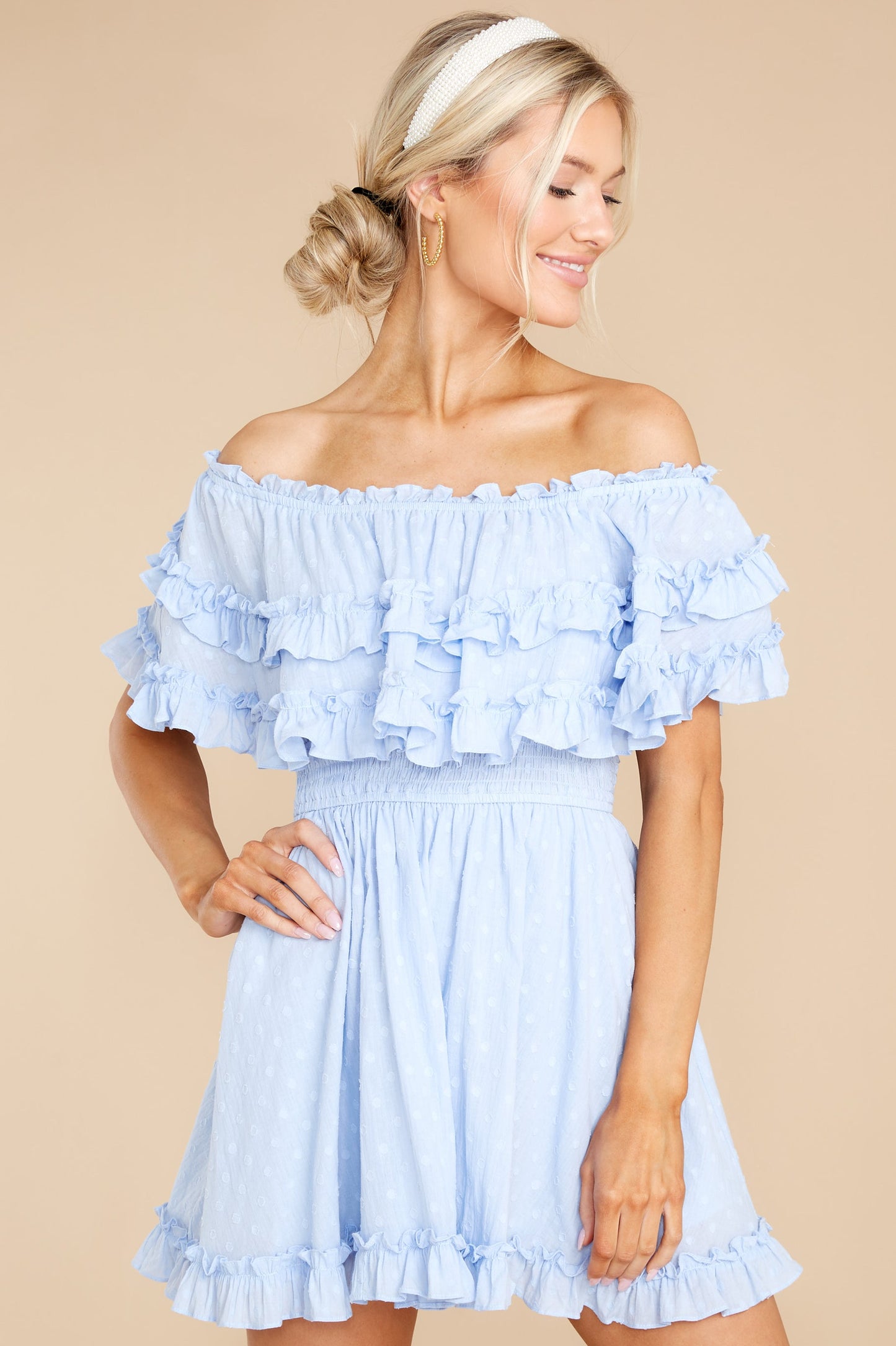 Undeniable Feelings Sky Blue Dress