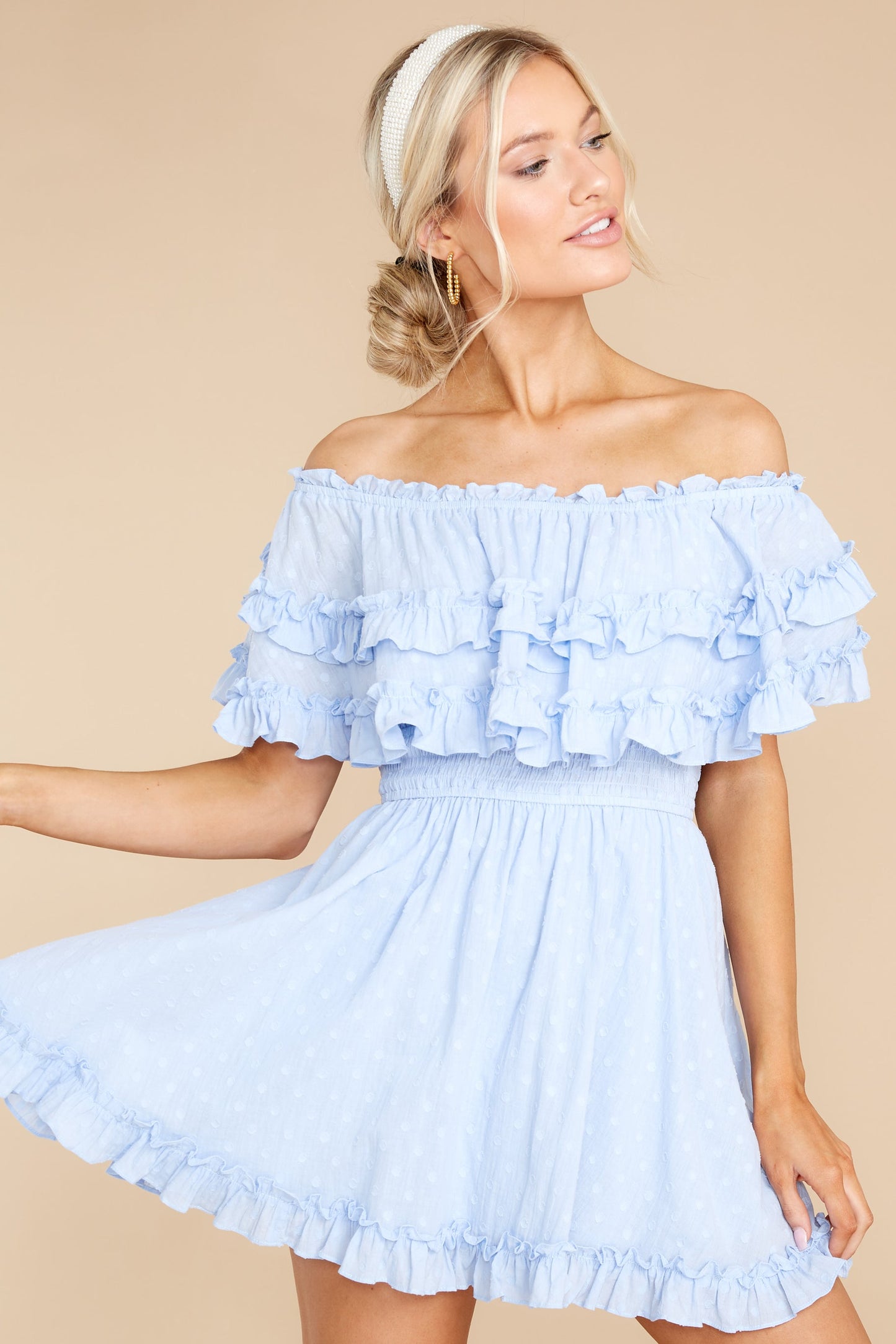 Undeniable Feelings Sky Blue Dress