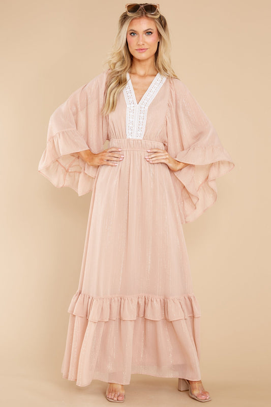 Let Me Show You Tan Maxi Dress