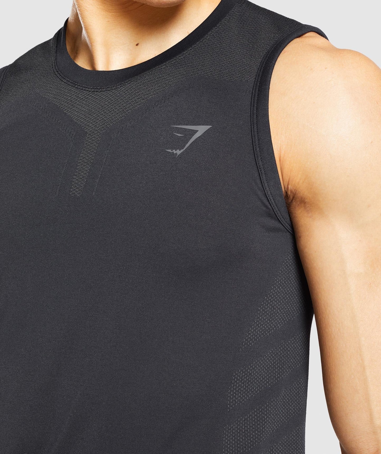 Gymshark 315 Tank - Black/Charcoal