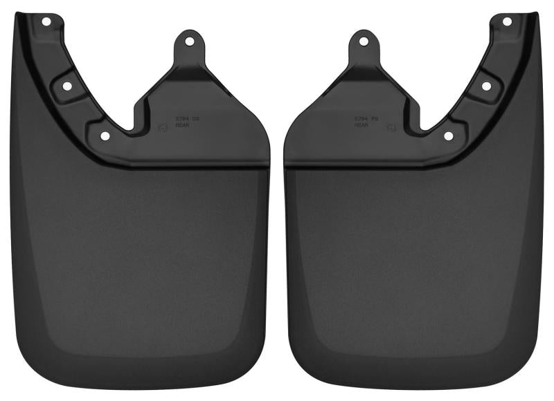 Husky Liners 2016 Toyota Tacoma w/ OE Fender Flares Custom Molded Rear Mud Guards - Black