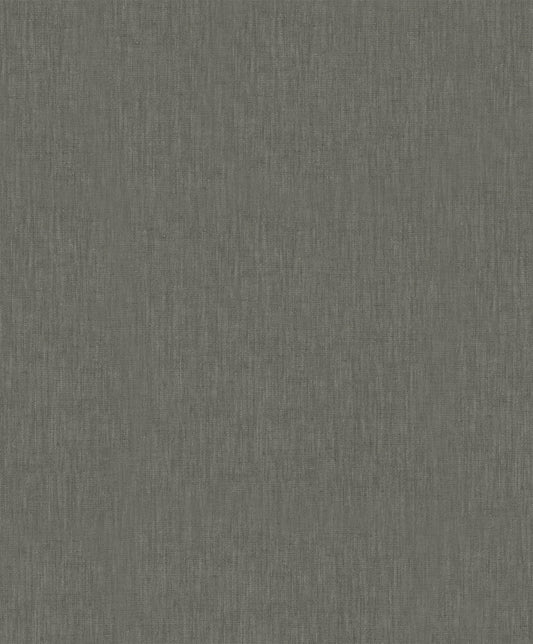 Linen Anthracite Wallpaper from Eden Collection by Galerie Wallcoverings