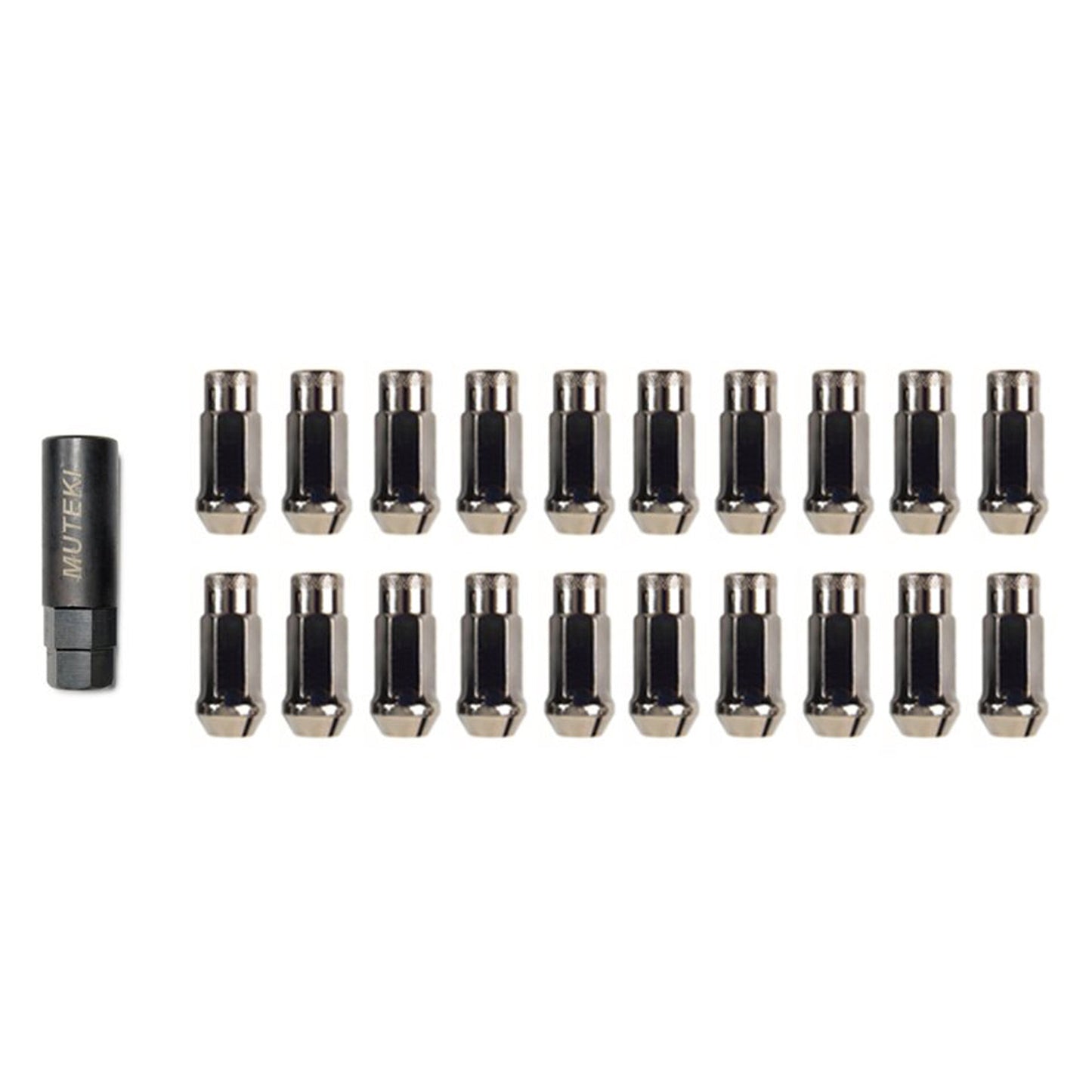 Wheel Mate Muteki SR48 Open End Locking Lug Nut Set of 4 - Titanium 12x1.50 48mm for 2018+ Toyota Corolla Hatchback (whm32902T)