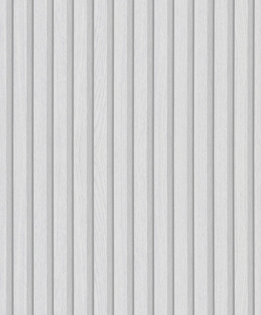 Wood Stripe Greige Wallpaper from Eden Collection by Galerie Wallcoverings