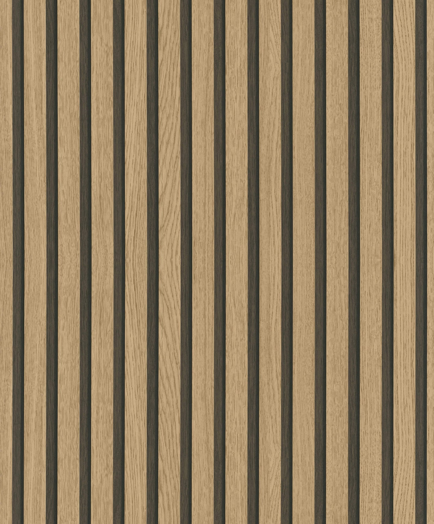 Wood Stripe Dark Brown Wallpaper from Eden Collection by Galerie Wallcoverings