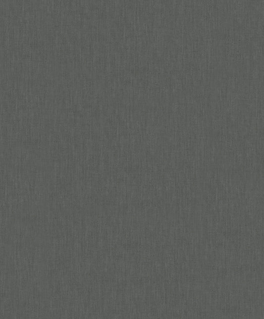 Linen Dark Grey Wallpaper from Eden Collection by Galerie Wallcoverings