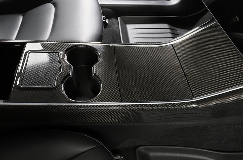 Revel Tesla Model 3 | 3 Pieces GT Dry Carbon Center Console Panel Cover (rvl1TR4GT1AX08)