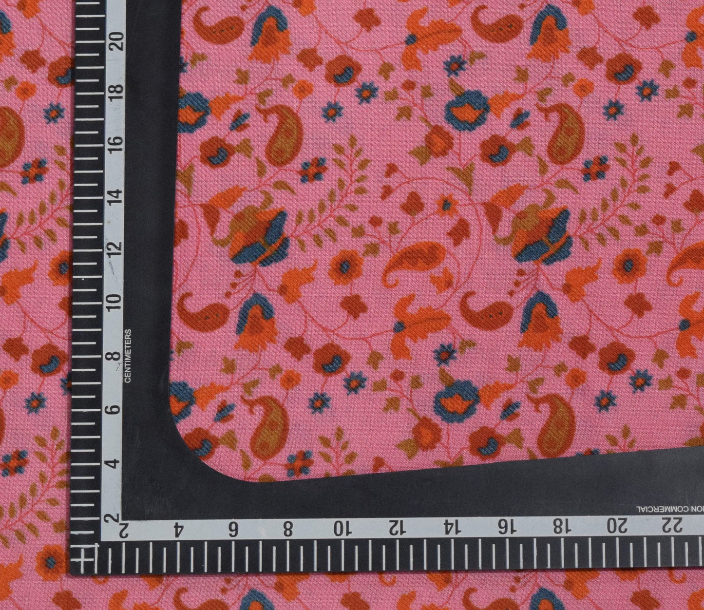 Paisley Pattern Digital Printed Pure Pashmina Fabric Available in Teal , Grey , Mustard and Pink