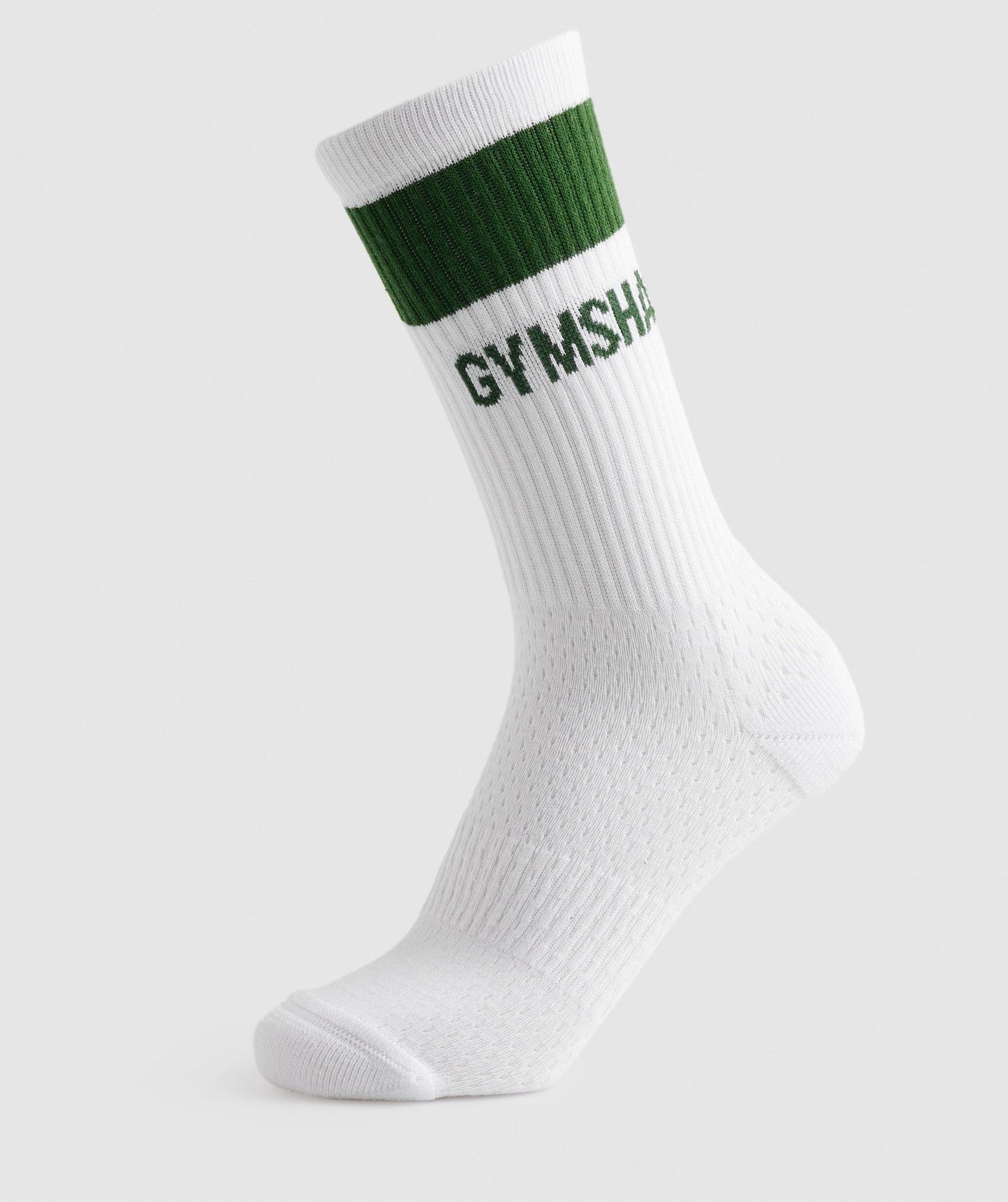 Gymshark Premium Logo Crew Socks - Athletic Green