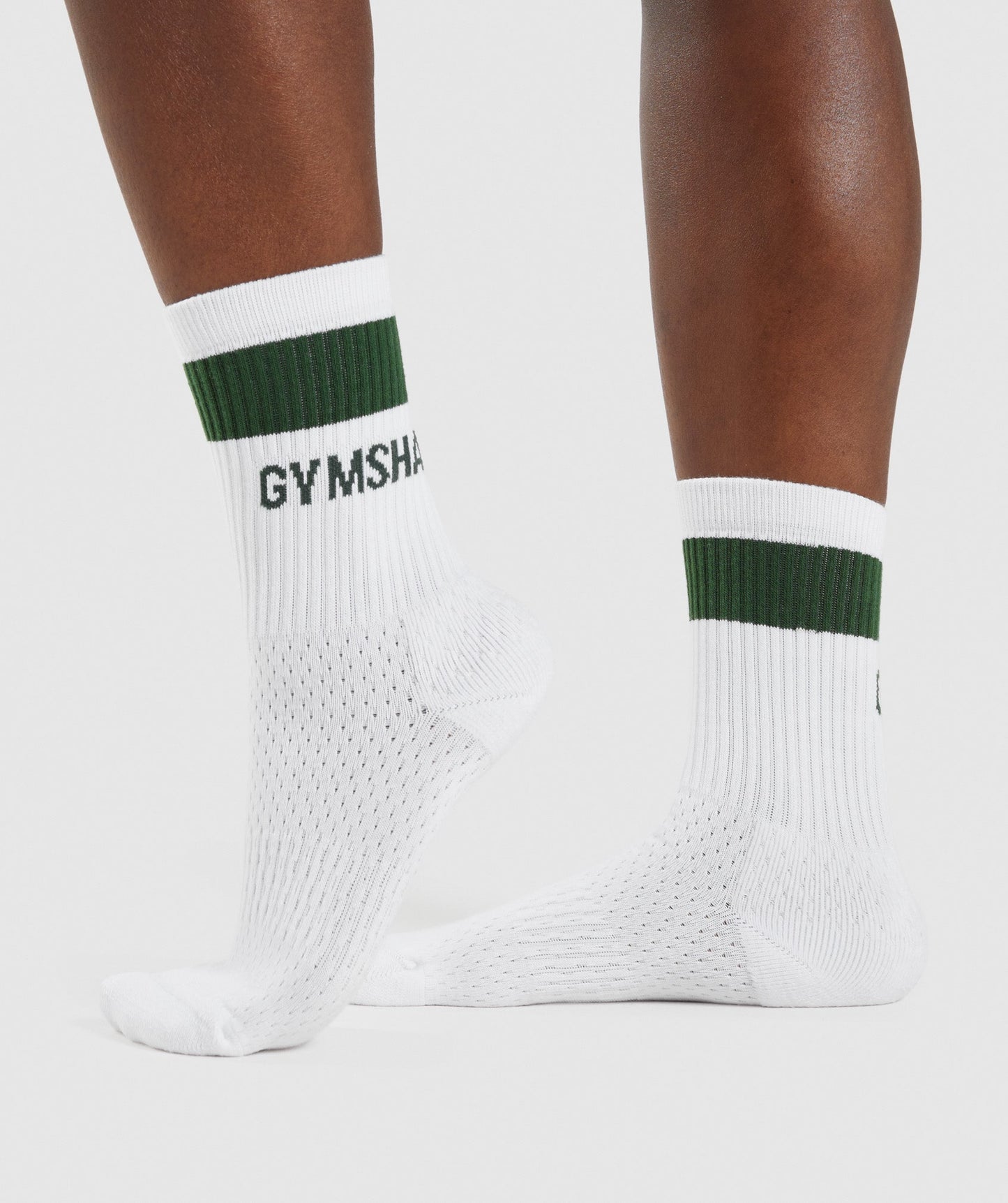 Gymshark Premium Logo Crew Socks - Athletic Green