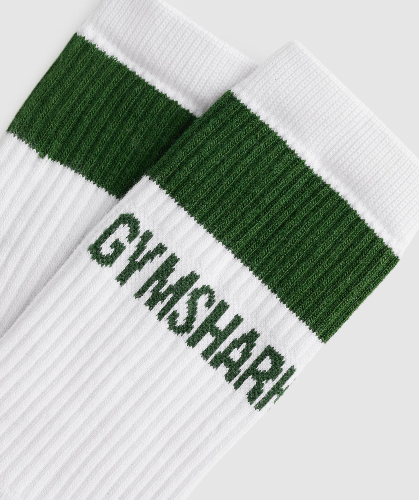 Gymshark Premium Logo Crew Socks - Athletic Green