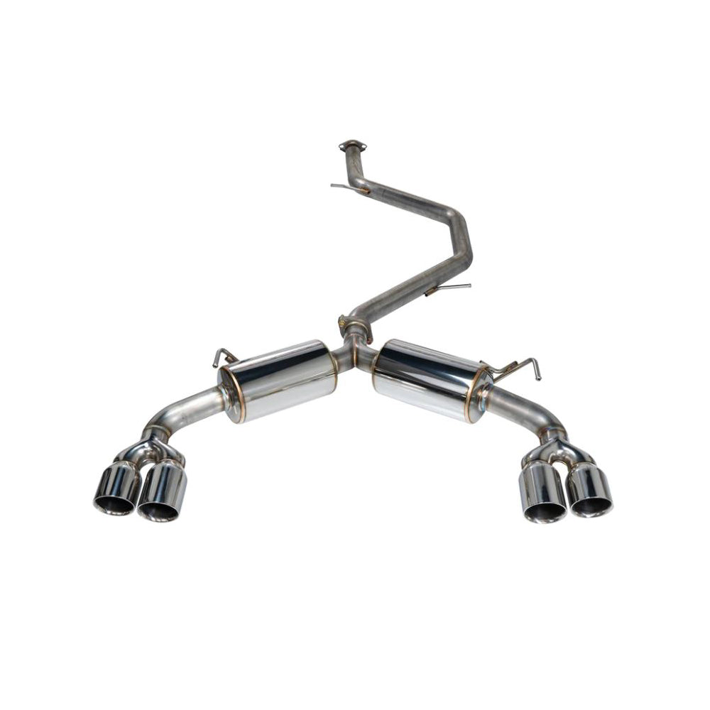 Remark 2019+ Toyota Corolla Hatchback Quad-Exit Cat-Back Exhaust Stainless Steel (remRK-C4063T-01)