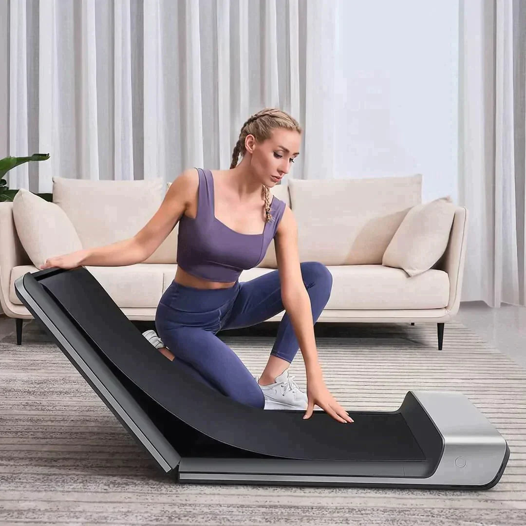 WalkingPad Folding Treadmill, Ultra Slim Smart Fold Walking Pad Portable P1 Grey 0.5-3.72MPH