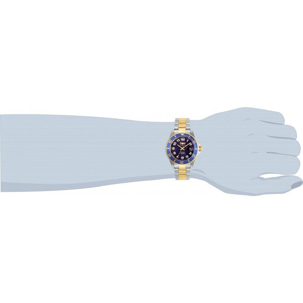 Invicta Men's Pro Diver Quartz 3 Hand Blue Dial Stainless Steel Watch