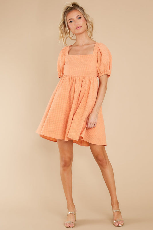 One Kiss Away Peach Dress