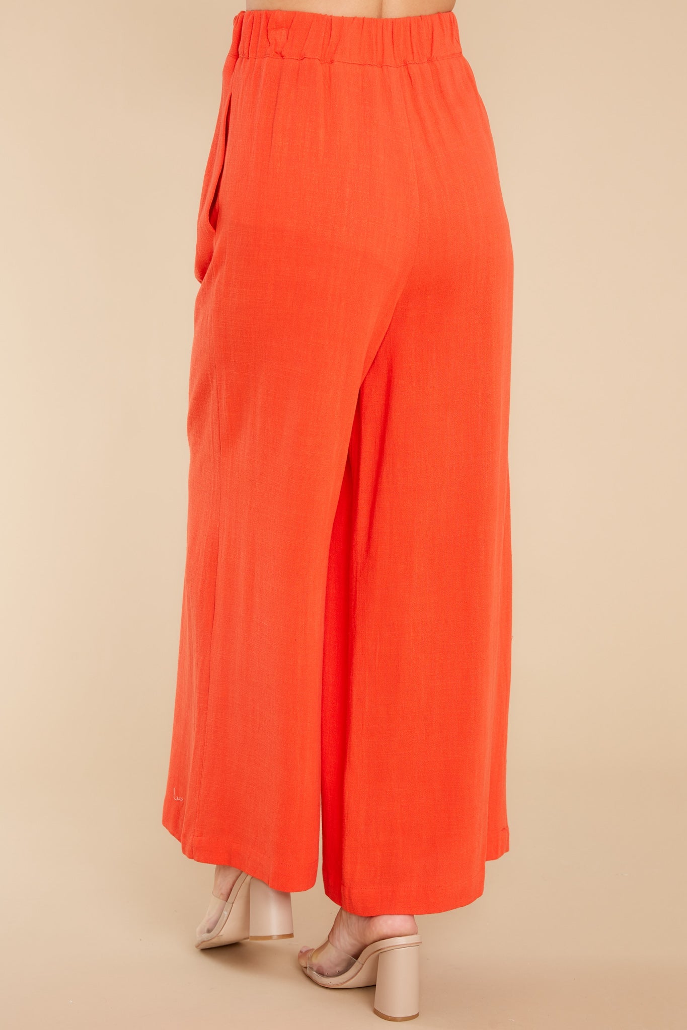 Set Apart Orange Red Palazzo Pants